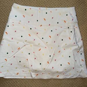 Lady Hagen Golf Skort Colorful Fruit Accents